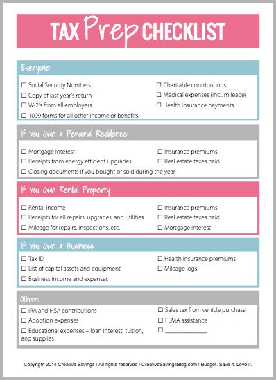 The Tax Preparation Checklist Your Accountant Wants You To Use Filing