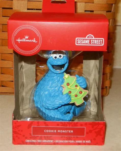 Hallmark Sesame Street Cookie Monster Red Box 2020 Christmas Ornament