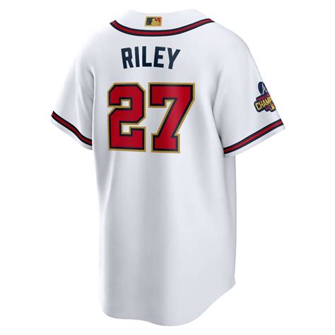 Austin Riley Atlanta Braves Nike 2022 Gold Program Replica Player