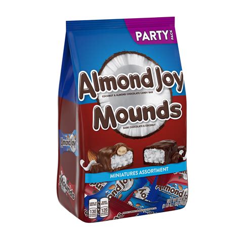 Almond Joy Mounds Chocolate And Coconut Miniatures Candy 321 Oz