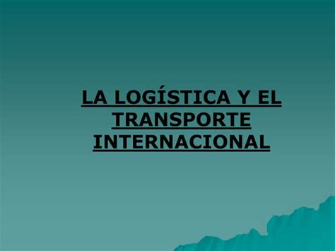 Trafico Y Logisticappt