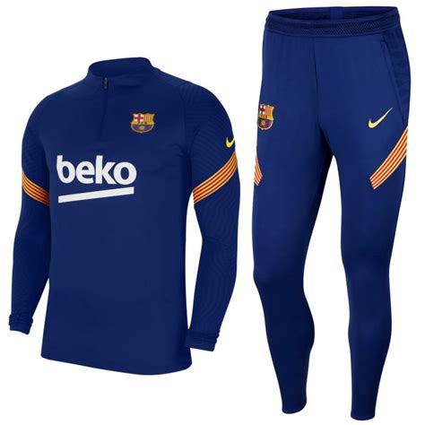 Survetement Tech Dentrainement Fc Barcelona 202021 Bleu Nike