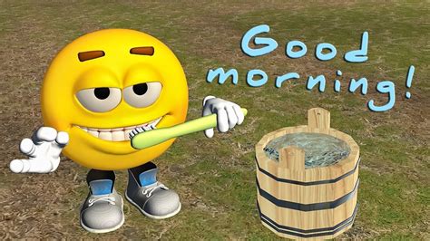 Wishing you an amazing sunday! Funny Good Morning video. Emoji wishes Good Morning - YouTube