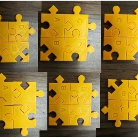 I printed the pieces for my death valley puzzle in several batches, each taking around 30 hours to complete. Download free 3D model Jigsaw Puzzle, 4 Distinct Pieces ...