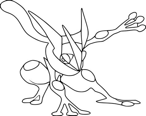 Greninja Coloring Pages Of Pokemon Free Pokemon Coloring Pages