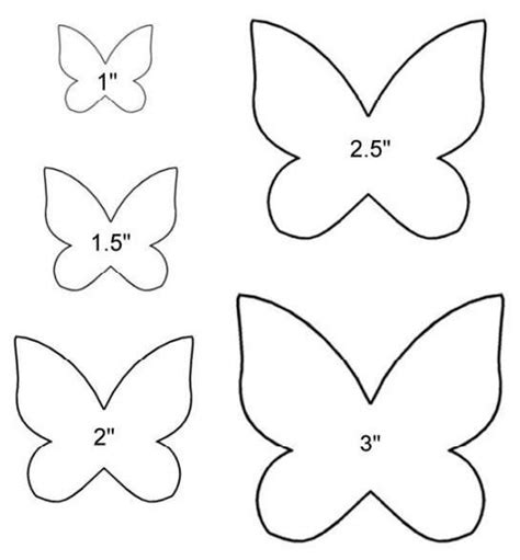 35 Ideas For Patrones Moldes De Mariposas Para Imprimir Y Recortar
