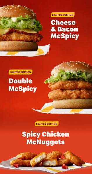 News Mcdonald S Brings Back Spicy Mcnuggets Cheese Bacon Mcspicy Double Mcspicy Frugal Feeds
