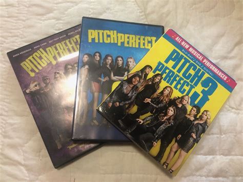 Pitch Perfect Trilogy 1 2 3 Dvd And Blu Ray Lot Ebay