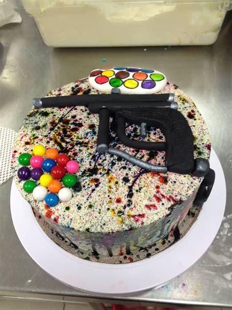 Paintball Birthday Cake Thomas Birthday 10th Birthday Birthday Theme