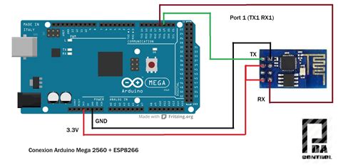 Connecting Esp8266 To Mega 2056 Arduino Stack Exchange