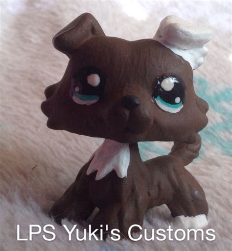 Custom Painted Collie Made By Me Original Design Lps Littlest Pet