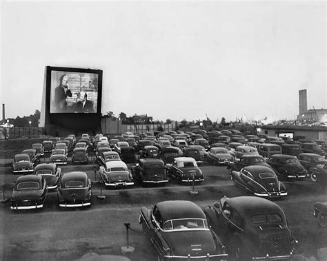 1950s Drive In Movie Theater At Dusk Vintage Cars Everywhere 5 X 7