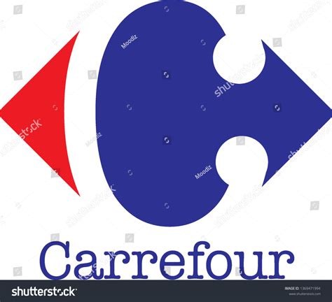 Vector Logo Carrefour Vector De Stock Libre De Regalías 1369471994