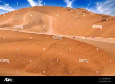 Dunes In The Namib Desert Stock Photo Alamy