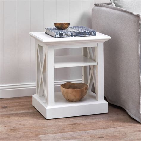 Temple And Webster White Hamptons Side Table