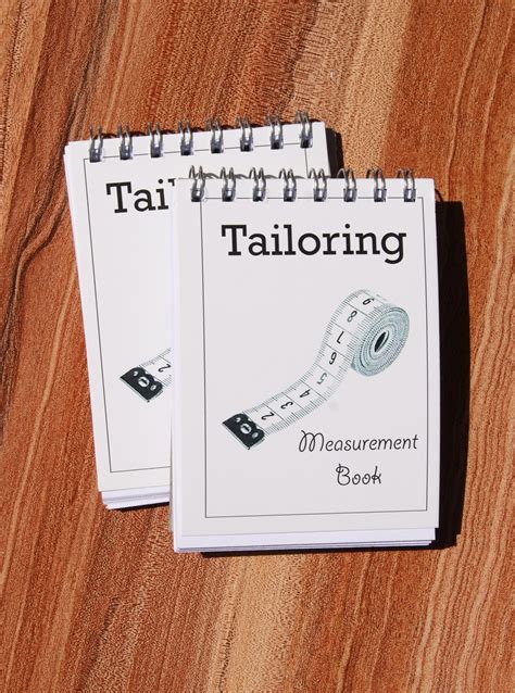 Pocket Size Tailors Measurement Book A6 · Cne Graphics Studio