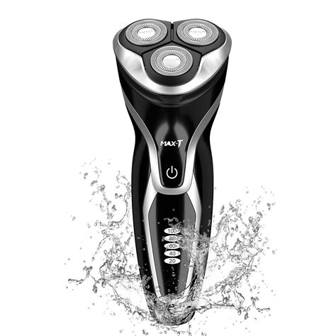Electric Razor Max T Men S Electric Shaver Cordless Rechargeable Wet And Dry Rotary Shavers For
