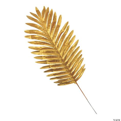 Metallic Gold Palm Leaves Oriental Trading Palm Leaf Decor Leaf