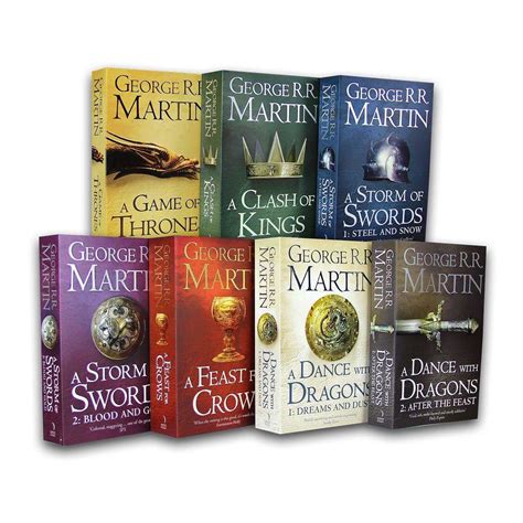 a game of thrones 7 books set george r r martin collection st stephens books