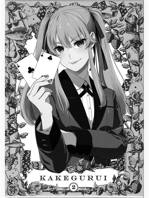 Saotome Mary Kakegurui Black And White Sticker For Sale By