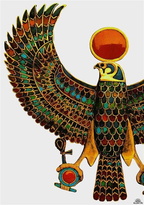 Horus Falcon From The Tomb Of Tutankhamun Em Hotep