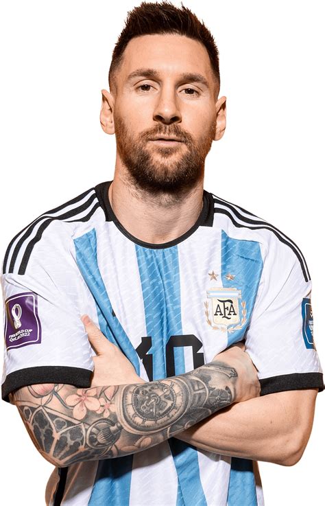 Lionel Messi Argentina Football Render Footyrenders