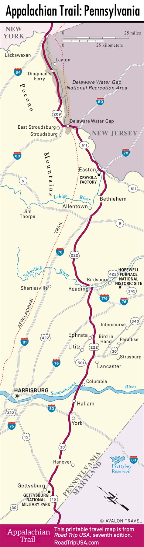 The Appalachian Trail Through Pennsylvania Road Trip Usa