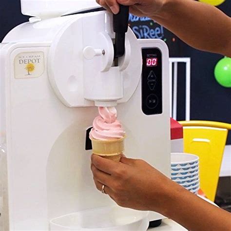 Automatic At Home Soft Serve Ice Cream Machine Makes Batches Of Ounces Perfect For Soft Serve