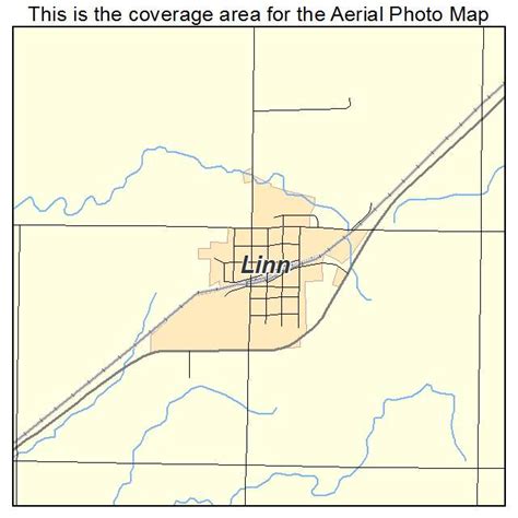 Aerial Photography Map Of Linn Ks Kansas