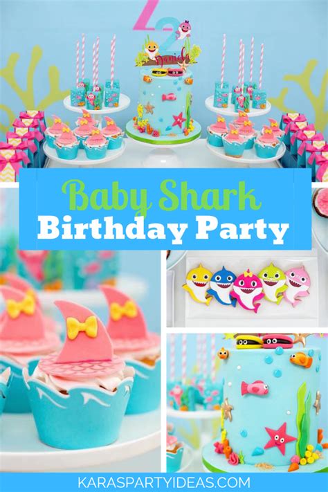 Karas Party Ideas Baby Shark Birthday Party Karas Party Ideas