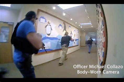 Body Camera Footage Of Nashville Shooting Shows Officers Racing Through