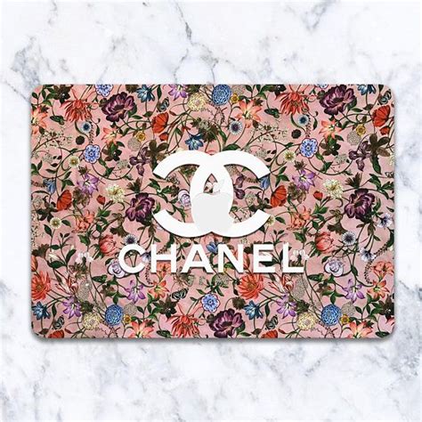 Chanel Macbook Decal Floral Macbook Air Sticker Chanel Macbook Air