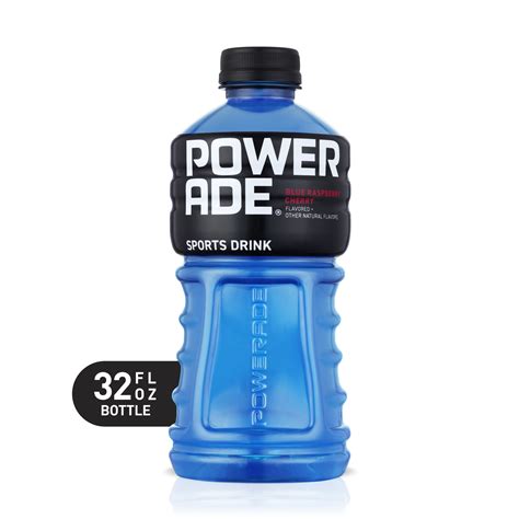 Powerade Blue Raspberry Cherry Ion4 Electrolyte Enhanced Fruit Flavored Sports Drink W