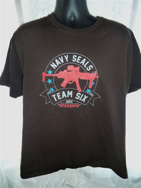 Navy Seals Team 6 T Shirt Size Xl