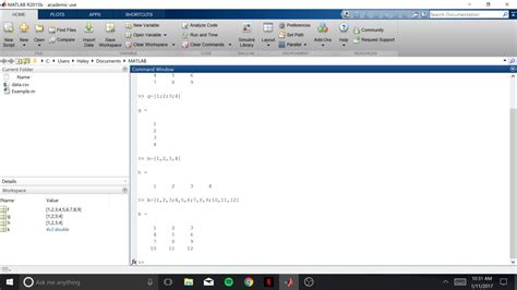 Assigning A Matrix In Matlab YouTube