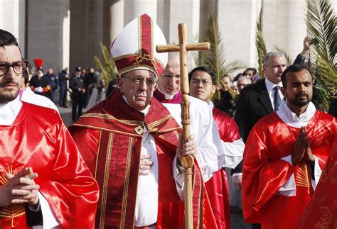 Cry Out Pope Tells Young People At Palm Sunday Mass National