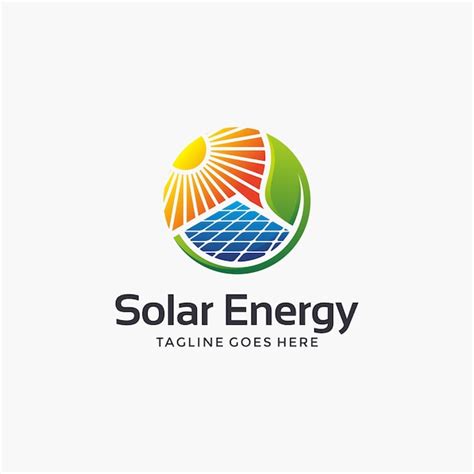 Premium Vector Abstract Solar Energy Logo