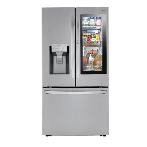Using a lot of ice but can't produce enough with your single ice maker refrigerator? LG Electronics 23.3 cu. ft. French Door Refrigerator ...