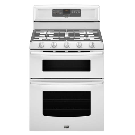 Maytag Mgt8775xw 6 Cu Ft Double Oven Gas Range Wconvection White