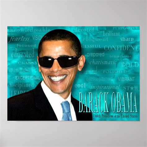 Obama Cool Poster Zazzle