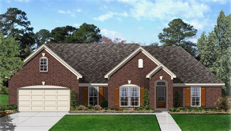 Brick Ranch House Plan 68011hr 1st Floor Master Suite Bonus Room