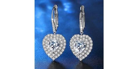 Heart Earrings With Swarovski Elements