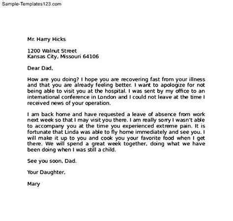 Apology Letter Template To Dad Format Sample Example Best Letter