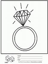 Coloring Rings Necklace Jewelry Template 2493 72kb sketch template
