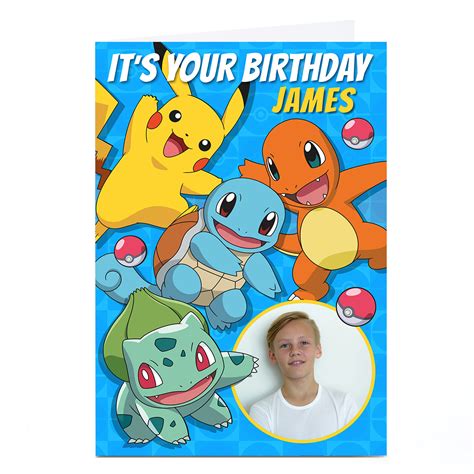 Buy Photo Card Pokemon Birthday For Gbp 229 Card Factory Uk
