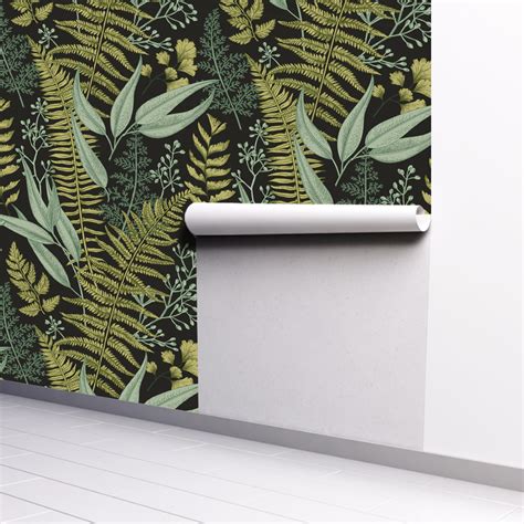 Green Leaf Peel And Stick Wallpaper Aminahdeco Wallpaper