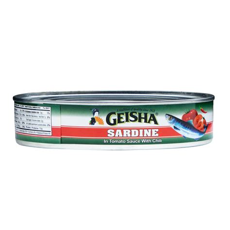 Sardines In Tomato Sauce With Chili Geisha Brand