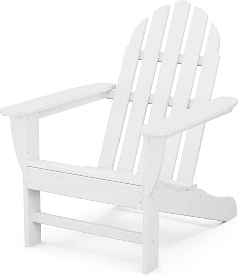 Polywood Ad4030wh Classic Outdoor Adirondack Chair White