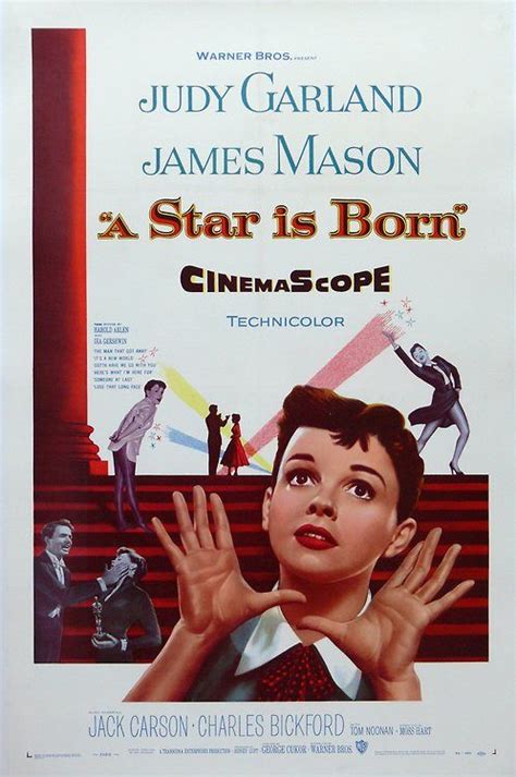 A Star Is Born 1954 Starring Judy Garland James Mason A Star Is Born Musical Movies
