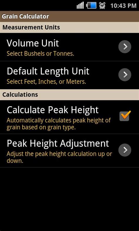 Grain Calculator - Android Apps on Google Play